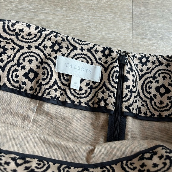 TALBOTS COTTON CANVAS SKIRT SZ 10 - Picture 2 of 7